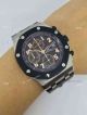 Audemars Piguet Black Dial White steel aprons Black  Leather Watch Bracelet (9)_th.jpg